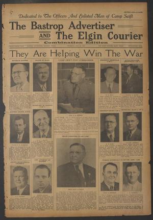 Primary view of object titled 'The Bastrop Advertiser and The Elgin Courier (Elgin, Tex.), Vol. 52, No. [17], Ed. 1 Thursday, July 23, 1942'.