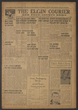 The Elgin Courier and Four County News (Elgin, Tex.), Vol. 53, No. 34, Ed. 1 Thursday, November 18, 1943