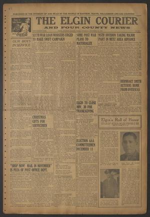 The Elgin Courier and Four County News (Elgin, Tex.), Vol. 54, No. 35, Ed. 1 Thursday, November 23, 1944