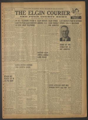 The Elgin Courier and Four County News (Elgin, Tex.), Vol. 56, No. 33, Ed. 1 Thursday, November 7, 1946