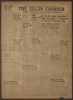 The Elgin Courier and Four County News (Elgin, Tex.), Vol. 58, No. 4, Ed. 1 Thursday, April 22, 1948