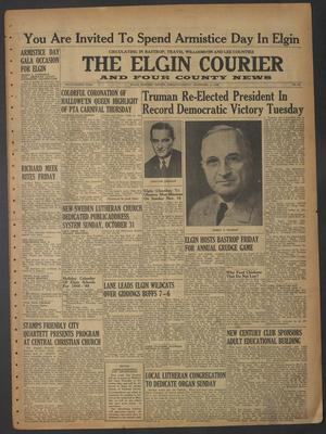 The Elgin Courier and Four County News (Elgin, Tex.), Vol. 58, No. 32, Ed. 1 Thursday, November 4, 1948