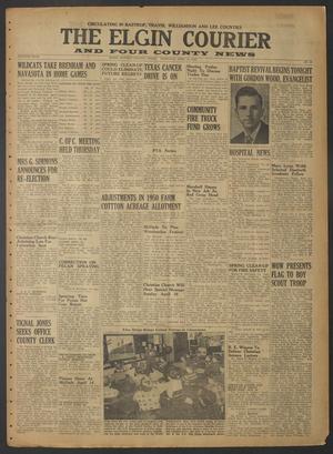 The Elgin Courier and Four County News (Elgin, Tex.), Vol. 60, No. 3, Ed. 1 Thursday, April 13, 1950