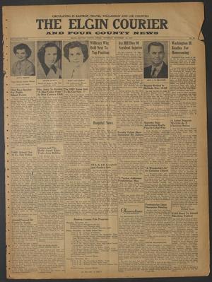The Elgin Courier and Four County News (Elgin, Tex.), Vol. 62, No. 34, Ed. 1 Thursday, November 13, 1952