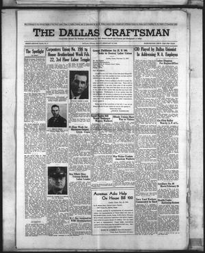 The Dallas Craftsman (Dallas, Tex.), Vol. 32, No. 8, Ed. 1 Friday, February 19, 1943