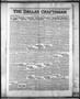 Newspaper: The Dallas Craftsman (Dallas, Tex.), Vol. 32, No. 34, Ed. 1 Friday, A…