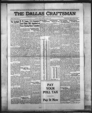 The Dallas Craftsman (Dallas, Tex.), Vol. 33, No. 3, Ed. 1 Friday, January 21, 1944