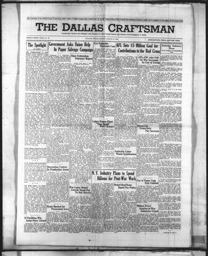 The Dallas Craftsman (Dallas, Tex.), Vol. 33, No. 10, Ed. 1 Friday, March 10, 1944