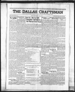Primary view of object titled 'The Dallas Craftsman (Dallas, Tex.), Vol. 33, No. 16, Ed. 1 Friday, April 21, 1944'.