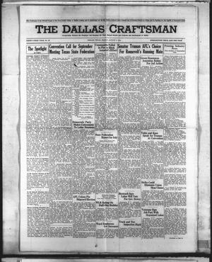 The Dallas Craftsman (Dallas, Tex.), Vol. 33, No. 30, Ed. 1 Friday, August 4, 1944