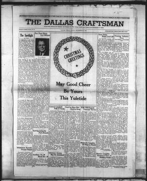The Dallas Craftsman (Dallas, Tex.), Vol. 33, No. 50, Ed. 1 Friday, December 22, 1944