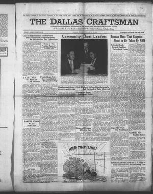 The Dallas Craftsman (Dallas, Tex.), Vol. 38, No. 29, Ed. 1 Friday, June 22, 1951