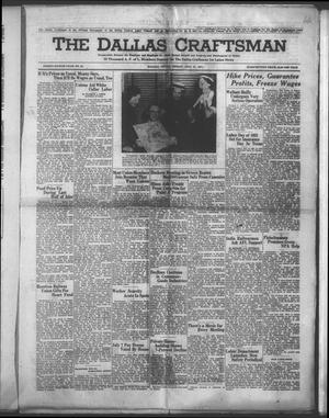 Primary view of object titled 'The Dallas Craftsman (Dallas, Tex.), Vol. 38, No. 34, Ed. 1 Friday, July 27, 1951'.