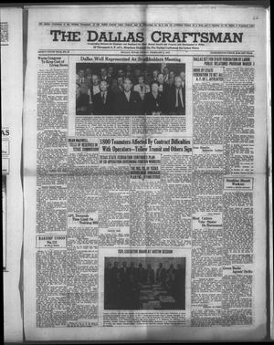 The Dallas Craftsman (Dallas, Tex.), Vol. 39, No. 12, Ed. 1 Friday, February 8, 1952