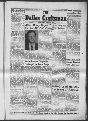 The Dallas Craftsman (Dallas, Tex.), Vol. 50, No. 13, Ed. 1 Friday, August 23, 1963