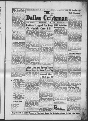 The Dallas Craftsman (Dallas, Tex.), Vol. 50, No. 19, Ed. 1 Friday, October 4, 1963