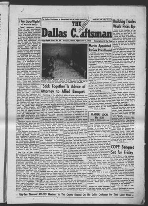 The Dallas Craftsman (Dallas, Tex.), Vol. 48, No. 39, Ed. 1 Friday, February 16, 1962
