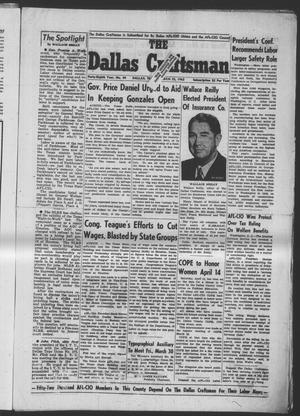 The Dallas Craftsman (Dallas, Tex.), Vol. 48, No. 44, Ed. 1 Friday, March 23, 1962