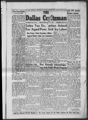 The Dallas Craftsman (Dallas, Tex.), Vol. 48, No. 46, Ed. 1 Friday, April 6, 1962