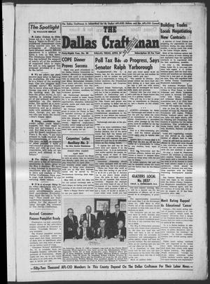 The Dallas Craftsman (Dallas, Tex.), Vol. 48, No. 48, Ed. 1 Friday, April 20, 1962