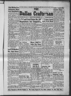 Primary view of object titled 'The Dallas Craftsman (Dallas, Tex.), Vol. 49, No. 16, Ed. 1 Friday, September 7, 1962'.