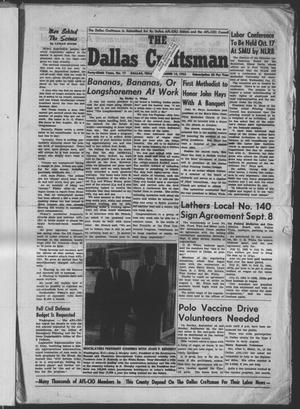 The Dallas Craftsman (Dallas, Tex.), Vol. 49, No. 17, Ed. 1 Friday, September 14, 1962