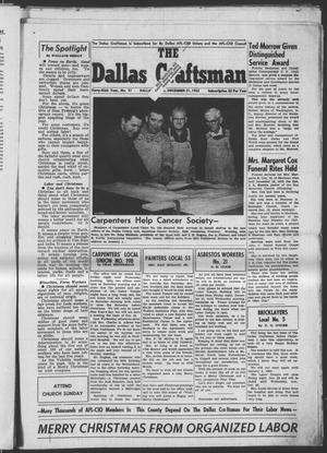 The Dallas Craftsman (Dallas, Tex.), Vol. 49, No. 31, Ed. 1 Friday, December 21, 1962