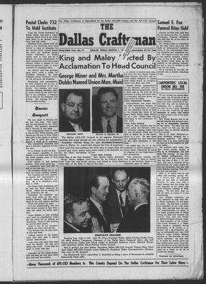The Dallas Craftsman (Dallas, Tex.), Vol. 49, No. 41, Ed. 1 Friday, March 1, 1963