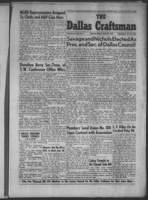 The Dallas Craftsman (Dallas, Tex.), Vol. 44, No. 5, Ed. 1 Friday, June 28, 1957