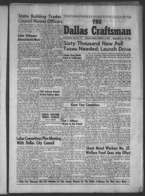 Primary view of object titled 'The Dallas Craftsman (Dallas, Tex.), Vol. 44, No. 10, Ed. 1 Friday, August 2, 1957'.