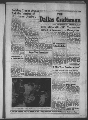 The Dallas Craftsman (Dallas, Tex.), Vol. 44, No. 11, Ed. 1 Friday, August 9, 1957