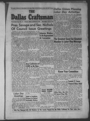 The Dallas Craftsman (Dallas, Tex.), Vol. 44, No. 14, Ed. 1 Friday, August 30, 1957