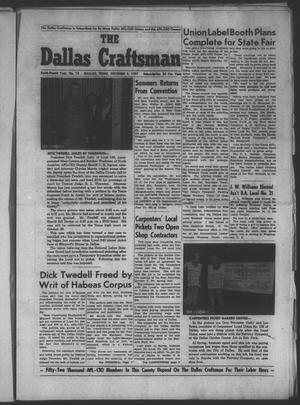 Primary view of object titled 'The Dallas Craftsman (Dallas, Tex.), Vol. 44, No. 19, Ed. 1 Friday, October 4, 1957'.