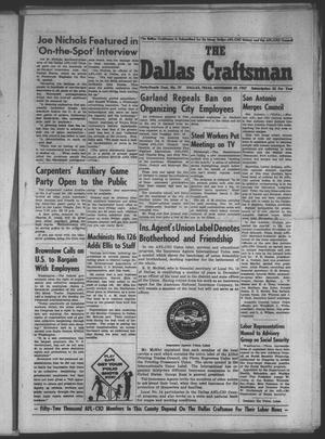 The Dallas Craftsman (Dallas, Tex.), Vol. 44, No. 27, Ed. 1 Friday, November 29, 1957