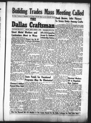 The Dallas Craftsman (Dallas, Tex.), Vol. 44, No. 41, Ed. 1 Friday, March 7, 1958