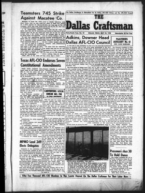 The Dallas Craftsman (Dallas, Tex.), Vol. 44, No. 52, Ed. 1 Friday, May 23, 1958