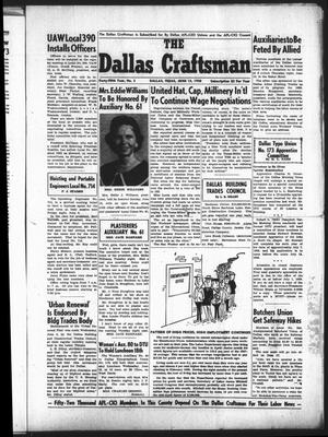 The Dallas Craftsman (Dallas, Tex.), Vol. 45, No. 3, Ed. 1 Friday, June 13, 1958