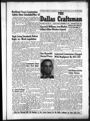 The Dallas Craftsman (Dallas, Tex.), Vol. 45, No. 25, Ed. 1 Friday, November 14, 1958