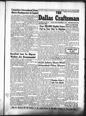 The Dallas Craftsman (Dallas, Tex.), Vol. 45, No. 26, Ed. 1 Friday, November 21, 1958