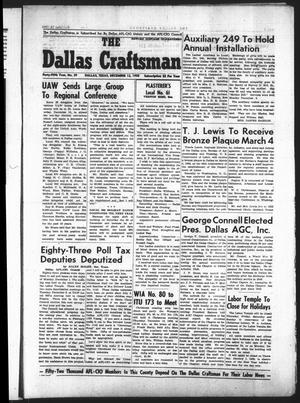 The Dallas Craftsman (Dallas, Tex.), Vol. 45, No. 29, Ed. 1 Friday, December 12, 1958