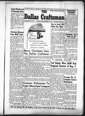 The Dallas Craftsman (Dallas, Tex.), Vol. 45, No. 31, Ed. 1 Wednesday, December 24, 1958