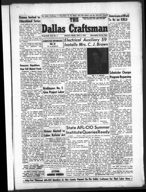 The Dallas Craftsman (Dallas, Tex.), Vol. 46, No. 6, Ed. 1 Friday, July 3, 1959