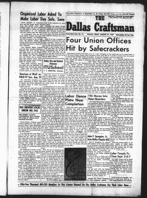 The Dallas Craftsman (Dallas, Tex.), Vol. 46, No. 13, Ed. 1 Friday, August 21, 1959