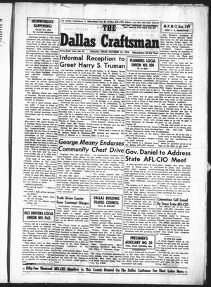 The Dallas Craftsman (Dallas, Tex.), Vol. 46, No. 21, Ed. 1 Friday, October 16, 1959