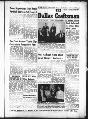 The Dallas Craftsman (Dallas, Tex.), Vol. 46, No. 24, Ed. 1 Friday, November 6, 1959