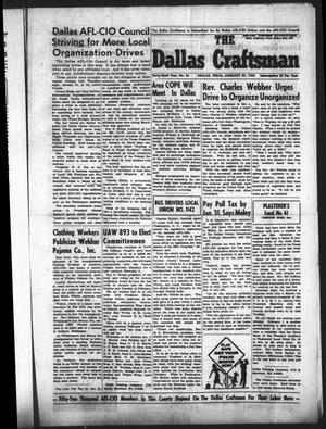 The Dallas Craftsman (Dallas, Tex.), Vol. 46, No. 36, Ed. 1 Friday, January 29, 1960