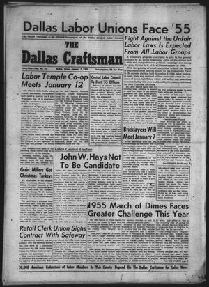The Dallas Craftsman (Dallas, Tex.), Vol. 41, No. 33, Ed. 1 Friday, January 7, 1955