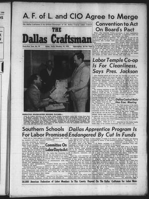 The Dallas Craftsman (Dallas, Tex.), Vol. 41, No. 39, Ed. 1 Friday, February 18, 1955