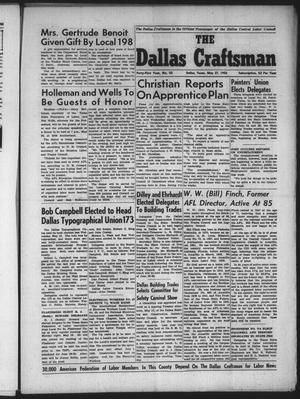 The Dallas Craftsman (Dallas, Tex.), Vol. 41, No. 52, Ed. 1 Friday, May 27, 1955