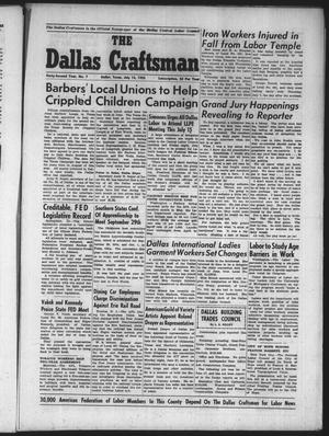Primary view of object titled 'The Dallas Craftsman (Dallas, Tex.), Vol. 42, No. 7, Ed. 1 Friday, July 15, 1955'.